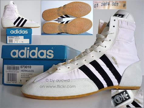 Adidas hercules wrestling shoes white